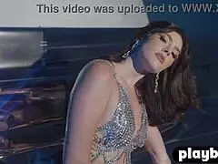 Big Ass Brunette Teen Exposed Amazing Body and Showed Her Perfect Big Ass with Emotions