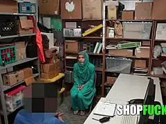 I can't believe I got tricked by that corrupt cop who fucked me hard in the office after catching me shoplifting.