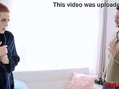 Come on, you short-haired milf, take that hardcore anal banging doggystyle on the sofa from your stalker.