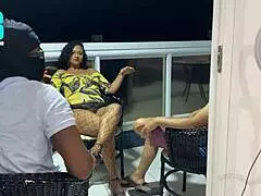 Brazilian Bull Threesome With Amateur Wife And Husband Watching Casada Fodendo Com Dois Menage Amador Putinha Com Amigos