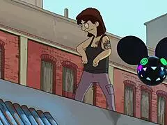 Bold the dancing person from the bobs burgers movie bridged by a lightwave - deadmau5