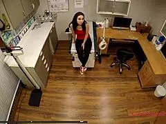 Hey, check out Lenna Lux aka Bill Gapes getting that gyno exam on spy cam from Doctor Tampa at Tampa University