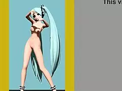 Hatsune Miku Shows Big Tits and Ass in Two Faced Lovers Project Diva Full Nude Mod