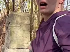 I dove into my kinky Easter adventure with humiliation and BDSM orgasms out in the forest