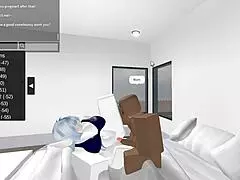 enjoying a casual encounter with a random beauty in condo roblox 02