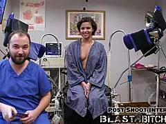 rebel wyatt enjoys a facial during her solo masturbation session with close-up views