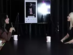 Blonde teen amateur in lingerie swings with group at brazilian bdsm party no sex glamour