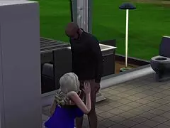 Sims 4 - revisiting the sims and having a milf and a goth milf live together and have sex with different people