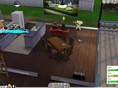 Sims 4 - revisiting the sims and having a milf and a goth milf live together and have sex with different people