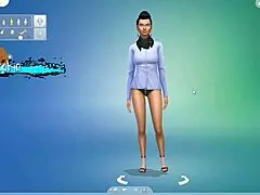 Sims 4 - revisiting the sims and having a milf and a goth milf live together and have sex with different people