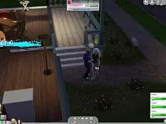 Sims 4 - revisiting the sims and having a milf and a goth milf live together and have sex with different people