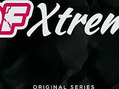 Petite college student in maid uniform fingers huge pussy lips and preps tight asshole with buttplug before anal sex with teacher