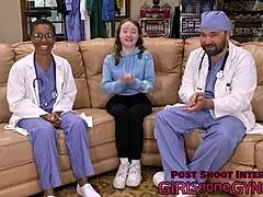 Watch Serena Morgan As The Perv Doctor Dominates Her Petite Body In Hospital Roleplay! Handcuffs And Humiliation Make Her Moan And Spread Wide.