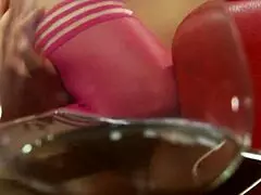 Oh man, tommie jo teases her nipples while getting her pussy split by thick cock in lingerie