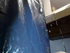 latin tranny teen 18+ stuffs big toys into gaping ass for wild fun