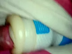 fuck sextoy with cock action