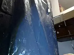 latin tranny teen 18+ stuffs big toys into gaping ass for wild fun