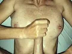 Athletic Blonde Titty Fucked for Pearl Necklace