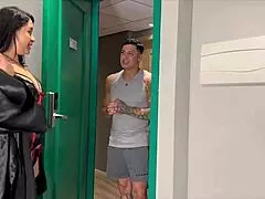 Naughty Neighbor Calls Big Cock Guy To Her House For Wet Pussy Action