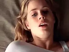 We're sharing a passionate kiss in this movie scene