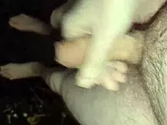 Monster Cock Exposed Boldly Outside in the Freezing Cold for Sexy Amateur Solo Action