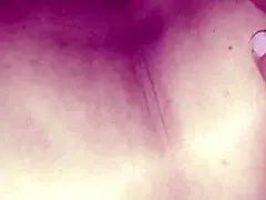 Wife pegs lover with sensual ball licking for quick cumshot