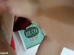 pense numa puta safada que adora mamar uma rola grossa, hein?