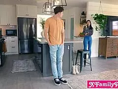 Bubble butt milf teacher alex coal gets her hairy pussy licked. Then bent over for doggystyle fucking by student.