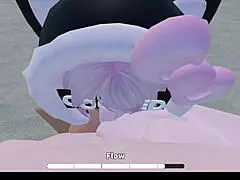 I'm fucking this girl right on the crossroad beach~