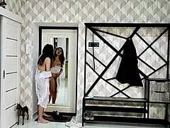 Angie Elif Chubby Teen Brunette Masturbates Solo With Natural Tits