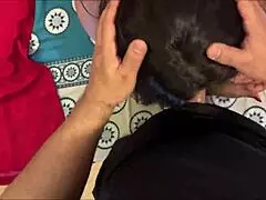 The busty MILF stepmom with big ass shakes her hips wildly. She milks out all my cum in a passionate creampie fuck.