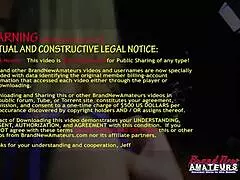 Petite hot Olyssia and kinky cutie Ryann lick their shaved twats and share a cock in domination play