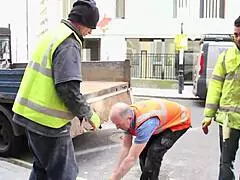 Sexy British Girl Boldly Pisses On Construction Site Exposing Tits To Workers While Flashing Outdoors
