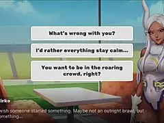 i feel so horny watching this milf in outfit get a naked massage and photo session in 3d hentai