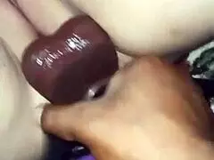 anal fisting destroys brazilian ass completely!