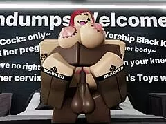 Railing Nasty Thick Redhead Bitch