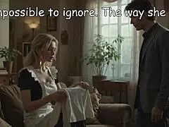 Oh god, this forbidden love story where a 50-year-old man falls for his young 18+ maid blond is so intense!