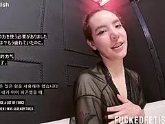 Sattira's cutting-edge methods with restraint sphere, inflatable lip mask, and cling film push boundaries