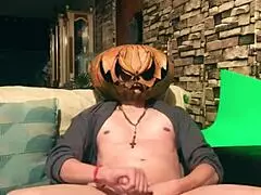 happy halloween, pumpking king, here's my big cock as your offering, faithful followers.