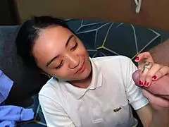 Skinny Pale Pinay Teen 18+ Rides Monster Cock Hard In Trikepatrol Action!