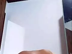 mirelladelicia feels so excited stripping off clothes revealing her big ass in custom tease