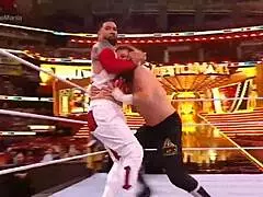 كيفن أوينز وسامي زاين يحاربان ذا يوزو على بطولة الفرق WWE غير المنازعة في ريسلمانيا 39