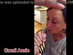 Ahoj, cucám kokot na požiadanie s tou zrelou milfkou Candi Annie a prehltám tú plnú dávku spermy