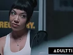 hey, check out this sex addict teen getting fisted and double penetrated in rough gangbang