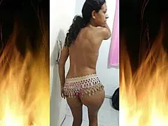 hey check this odalisque latina slut showing off her pretty tits pussy and ass in fishnets flashing that juicy lingerie close-up 😏