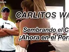 Sabrina Moon chilena espacial with blonde blowjob and dildo spitting