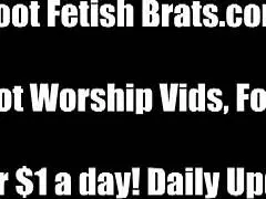 Lick And Worship Sexy Little 18+ Feet With Footjob And Jerk Off Instructions