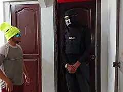 colombian woman dances sensually with cuban man at nightclub