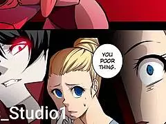 Vampire Girl Transforms into Sexy Rider with Big Ass Action