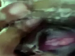 Pretty wife enjoys shower sex with friend via video call featuring intense pussy licking and handjob orgasm